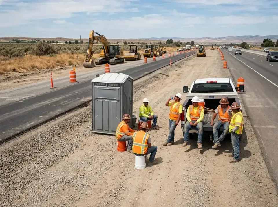 highway-road-construction-crew-007 — frequently asked questions, Porta Potty and Restroom Rentals in Horseshoe Bend, AR